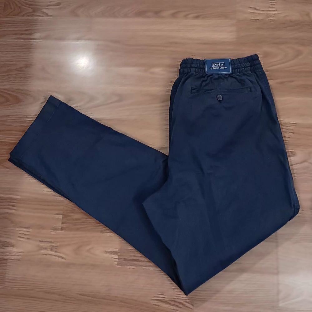 Polo Ralph Lauren Men's Chino Classic Taper Pants Blue Stretch Soft